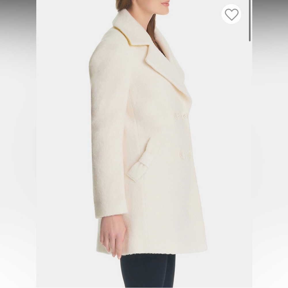 Kate Spade cream coat (size S) - Picture 3 of 3